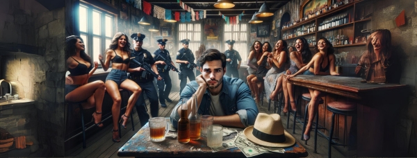 Cr&oacute;nica de polic&iacute;as, depresiones y prostitutas