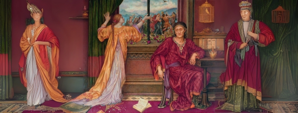 IA+ The Gilded Cage (1894) de Evelyn De Morgan