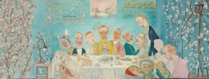 El banquete de los hambrientos, James Ensor 