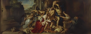 Intervención digital de la pieza: La Masacre de los Inocentes, de Peter Paul Rubens