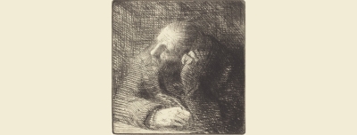 &quot;Meditación&quot; de Alphonse Legros