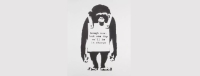 Banksy's Laugh Now But One Day We'll Be In Charge (2002)