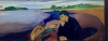 Interpretación digital de Melancolia, de Edvar Munch, 