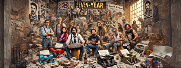 Celebramos 7 años de Gonzo Gonzo con lectores noctámbulos